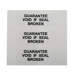 RS PRO Adhesive Pre-Printed Adhesive Label-Guarantee Broken-. Quantity: 180