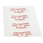 RS PRO Adhesive Pre-Printed Adhesive Label-Guarantee Broken-. Quantity: 180