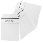 RS PRO Pre-Printed Tie Label-Serial No.-. Quantity: 50