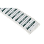 RS PRO Adhesive Pre-Printed Adhesive Label-Tested-. Quantity: 140