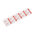 RS PRO Adhesive Pre-Printed Adhesive Label-Rejected Do Not Use-. Quantity: 50