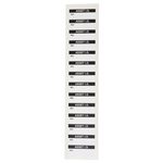 RS PRO Adhesive Pre-Printed Adhesive Label-Asset Id-. Quantity: 140