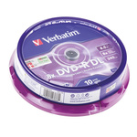 Verbatim DVD+R DL, 8.5 GB, 8X, 10 Pack