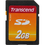 Transcend 2 GB SD SD Card, Class 1