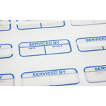 RS PRO Adhesive Pre-Printed Label-Serviced By-. Quantity: 120