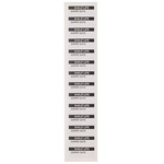 RS PRO Adhesive Pre-Printed Adhesive Label-Shelf Life-. Quantity: 140