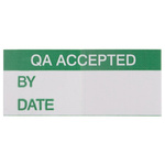 RS PRO Adhesive Pre-Printed Adhesive Label-QA Accepted-. Quantity: 140