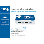 Crouzet em4 Series PLC CPU, PWM, Relay Output, 12 (Digital/Analogue), 4 (Digital)-Input, Analogue, Digital Input
