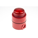Fulleon Flashni Sounder Beacon 101dB, Red Xenon, 18 → 24 V dc, IP55, IP65