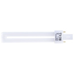 G23 Quad Tube Shape CFL Bulb, 9 W, 3000K, Warm White Colour Tone