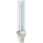 G23 Quad Tube Shape CFL Bulb, 11 W, 3000K, Warm White Colour Tone