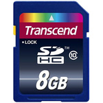 Transcend 8 GB Industrial SDHC SD Card, Class 10