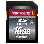 Transcend 16 GB Industrial SDHC SD Card, Class 10