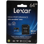 Lexar 64 GB Industrial MicroSDXC Micro SD Card, Class 10, UHS-1 U1