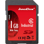 InnoDisk 1 GB Industrial SD SD Card, Class 6