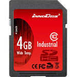 InnoDisk 4 GB Industrial SD SD Card, Class 10