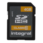 Integral Memory 4 GB SDHC SD Card, Class 10