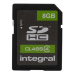 Integral Memory 8 GB SDHC SD Card, Class 4