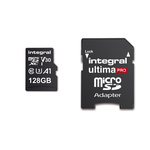 Integral Memory 128 GB MicroSDXC Micro SD Card, Class 10, UHS-1 U3