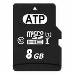 ATP 8 GB Industrial MicroSDHC Micro SD Card, Class 10, UHS-1 U1