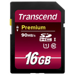Transcend 16 GB SDHC SD Card, Class 10