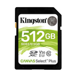 Kingston 512 GB SD SD Card, Class 10, UHS-I