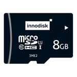 InnoDisk 8 GB Industrial MicroSDHC Micro SD Card, Class 10, U1, UHS-I