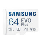 Samsung 64 GB MicroSDXC Micro SD Card, A1, U1, V10