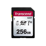 Transcend 256 GB SDXC SD Card, A1, U1, V10