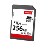 InnoDisk 256 GB Industrial SD SD Card, Class10, UHS-3