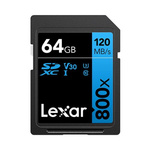 Lexar 64 GB Industrial SDHC SD Card, UHS-I