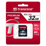 Transcend 32 GB SDHC SD Card, Class 10