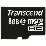 Transcend 8 GB MicroSDHC Micro SD Card, Class 10