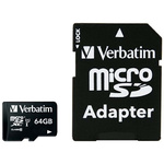 Verbatim 64 GB MicroSDXC Micro SD Card, Class 10