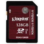 Kingston 128 GB SDXC SD Card, Class 10