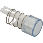 White Round Push Button Lens for use with A8 Series