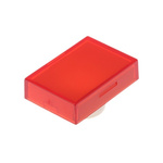Red Rectangular Push Button Lens for use with TP2 Series