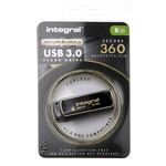 Integral Memory USB 3.0 Flash Drive 8 GB USB 3.0 Software Encrypted Flash Drive