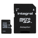 Integral Memory 16 GB MicroSDHC Micro SD Card, Class 10, UHS-1 U1