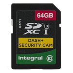 Integral Memory 64 GB SDXC Micro SD Card, Class 10, UHS-1 U3