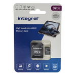 Integral Memory 32 GB MicroSDXC Micro SD Card, Class 10, UHS-1 U1