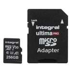 Integral Memory 256 GB MicroSDXC Micro SD Card, Class 10, UHS-1 U3