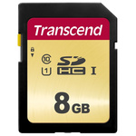 Transcend 8 GB SDXC SD Card, Class 10, UHS-I U1, UHS-I U3, V30