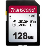 Transcend 128 GB SDXC SD Card, A1, U1, V10