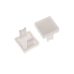 White Square Push Button Lens for use with 31 Series