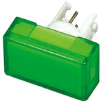 Green Rectangular Push Button Lens for use with A3D Series