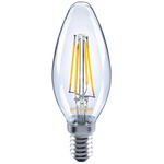 Sylvania ToLEDo RETRO E14 LED GLS Bulb 4 W(37W), 2400K, Warm White, Candle shape