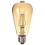 Sylvania ToLEDo RETRO E27 LED GLS Bulb 4 W(35W), 2400K, Candlelight, ST64 shape