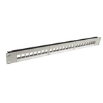 RS PRO Cat5e, Cat6 24 Port RJ45 RJ Patch Panel UTP 1U Grey