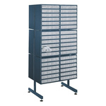 Raaco Drawer Storage Unit, Steel, 1600mm x 705mm x 570mm, Blue